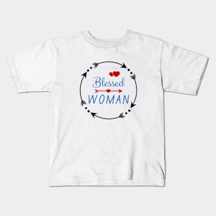 Blessed Woman | Christian Woman Kids T-Shirt